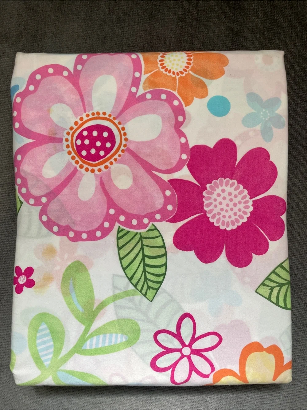PBkids Pottery barn Kids Hibiscus Floral soft Cotton Twin Duvet Cover